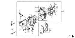 REAR BRAKE CALIPER