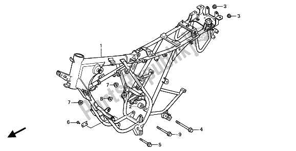 Tutte le parti per il Corpo Del Telaio del Honda NSR 50S 1994