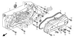 SWINGARM & LEFT CRANKCASE COVER