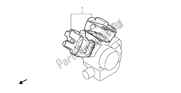 All parts for the Eop-1 Gasket Kit A of the Honda VT 600C 1989