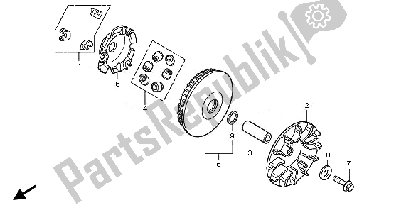 Tutte le parti per il Faccia Di Guida del Honda SH 300 2011