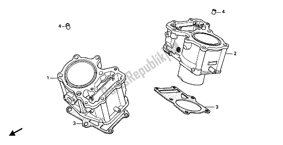 Todas las partes para Cilindro de Honda PC 800 1989