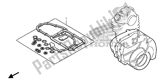 Alle onderdelen voor de Eop-2 Pakkingset B van de Honda CRF 150R SW 2014