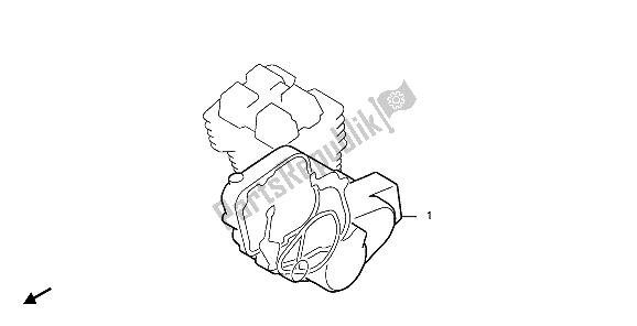 All parts for the Eop-2 Gasket Kit B of the Honda CMX 450C 1988