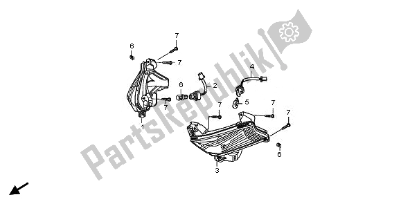 Todas las partes para Guiño de Honda FJS 400 2011