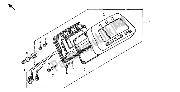 Tutte le parti per il Metro del Honda TRX 500 FA Fourtrax Foreman 2003