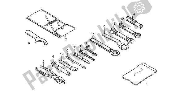 Wszystkie części do Narz? Dzie Honda CB 1300 SA 2005