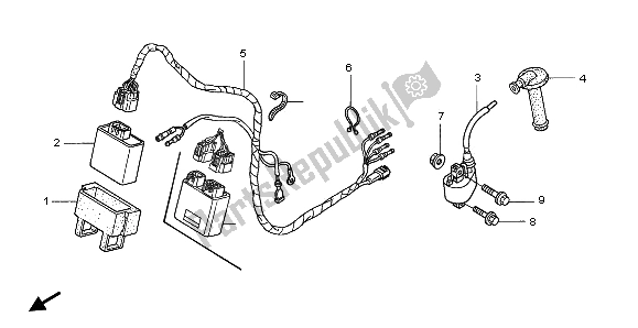 Todas las partes para Arnés De Cables de Honda CRF 450R 2002