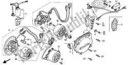 LEFT CRANKCASE COVER & GENERATOR & C.D.I. UNIT