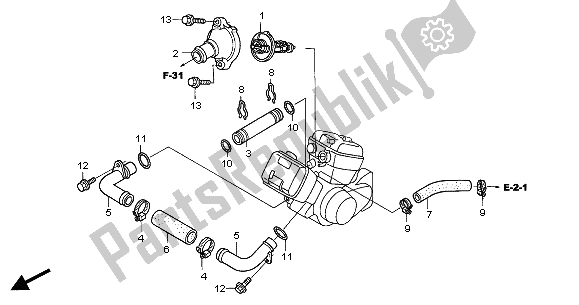 Wszystkie części do Hydrant Honda VT 125C2 2001