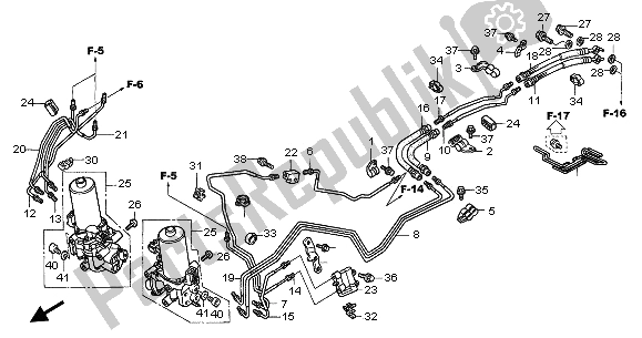 Todas las partes para Válvula De Control Proporcional de Honda GL 1800A 2003