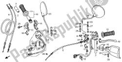 Manejar palanca e interruptor y cable