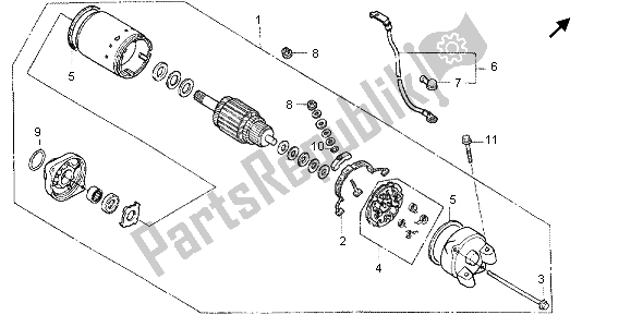 Wszystkie części do Startuj? Cy Silnik Honda VT 750C 2006