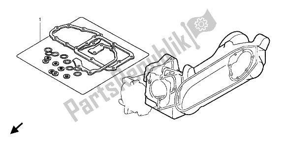 Tutte le parti per il Kit Di Guarnizioni Eop-2 B del Honda SH 150 2012