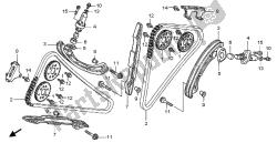 cadena de levas y tensor