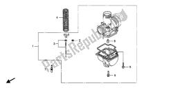 kit de peças opcionais do carburador
