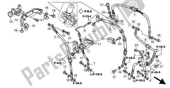 Todas las partes para Válvula De Retraso de Honda XL 1000 VA 2004