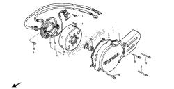 LEFT CRANKCASE COVER & GENERATOR