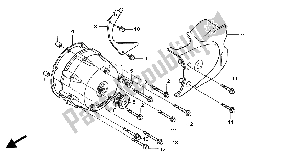 Todas las partes para Cubierta Izquierda Del Cárter de Honda VT 125C 2004