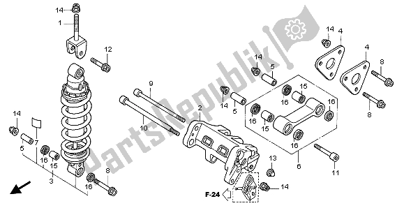 Tutte le parti per il Cuscino Posteriore del Honda VFR 800 FI 1999