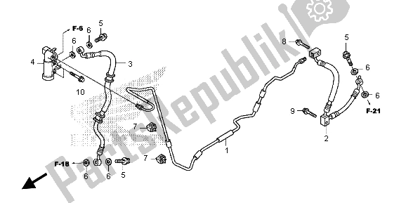 Wszystkie części do Tylny Hamulec I Przewód Hamulcowy Honda SH 125D 2013