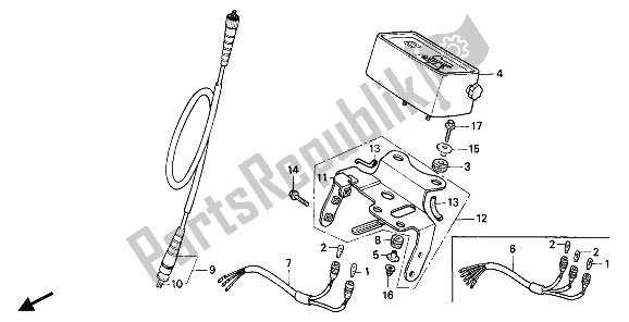 Todas las partes para Metro de Honda XR 600R 1991