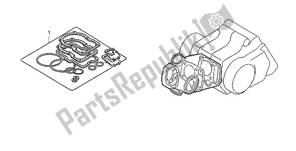 All parts for the Eop-1 Gasket Kit A of the Honda CRF 70F 2005