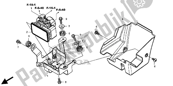 Wszystkie części do Modulator Abs Honda CB 500 FA 2013