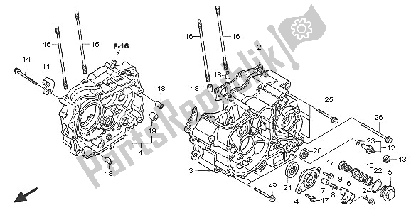 Wszystkie części do Korbowód Honda XR 125L 2005