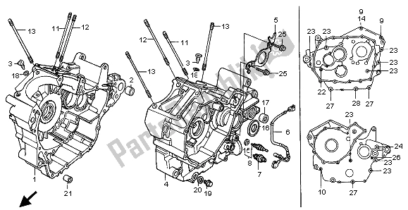 Tutte le parti per il Carter del Honda VT 750C 1999