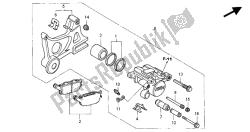 REAR BRAKE CALIPER