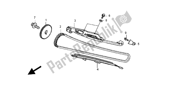 Tutte le parti per il Camchain E Tenditore del Honda NC 700 XA 2012