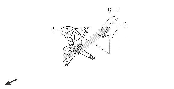 All parts for the Knuckle of the Honda TRX 400 EX Sportrax 2005