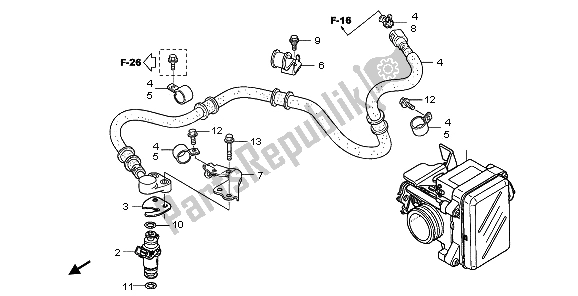 Tutte le parti per il Corpo Farfallato del Honda PES 125 2009