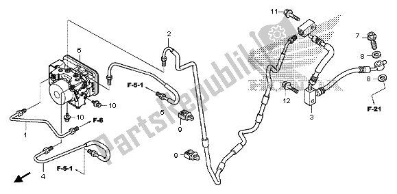 Todas las partes para Modulador De Abs de Honda SH 125 AD 2013