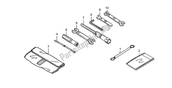 All parts for the Tools of the Honda VFR 1200F 2011