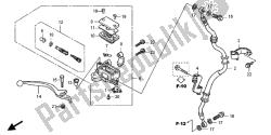 maître-cylindre de frein avant