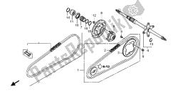 REAR WHEEL AXLE