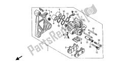 REAR BRAKE CALIPER