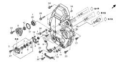 REAR CRANKCASE COVER