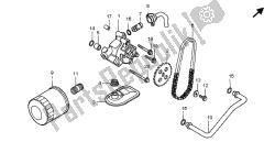 filtro de óleo e bomba de óleo