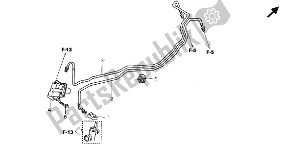 Tutte le parti per il Valvola Di Controllo Proporzionale del Honda CBR 1100 XX 2008