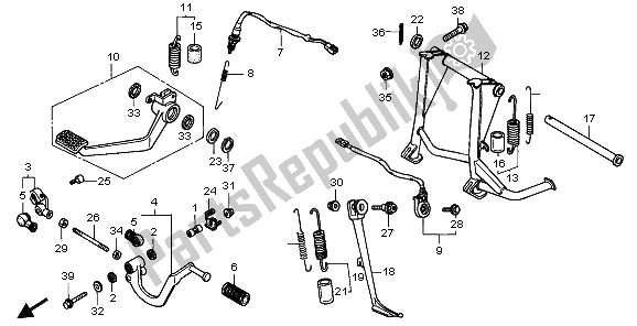 Tutte le parti per il Pedalare E Stare In Piedi del Honda ST 1100 1995