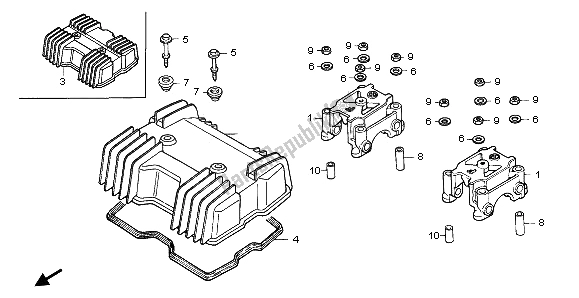 Wszystkie części do Cylinder Honda CB 250 1996