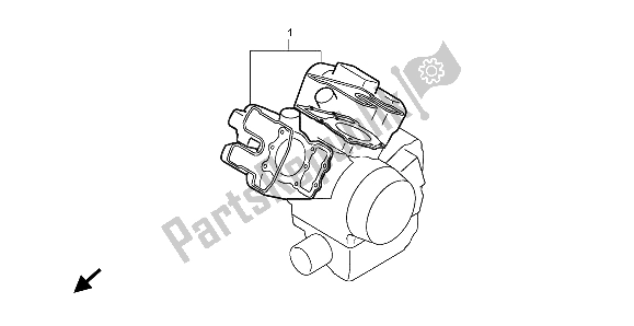 Tutte le parti per il Kit Di Guarnizioni Eop-1 A del Honda VT 750C2 1998