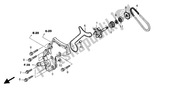 Wszystkie części do Pompa Wodna Honda ST 1300 2003