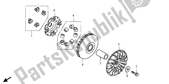 Tutte le parti per il Faccia Di Guida del Honda FJS 600D 2011