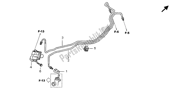 Tutte le parti per il Valvola Di Controllo Proporzionale del Honda CBR 1100 XX 2005