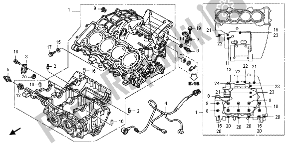 Wszystkie części do Korbowód Honda CB 600F Hornet 2012