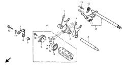 tambour de changement de vitesse